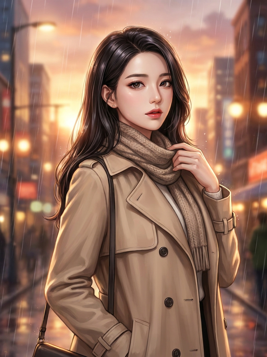 프리미엄 반실사 표지풍 웹소설 표지 샘플 026